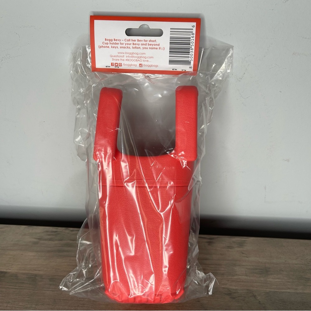 Bogg Bevy Drink Holder for Bogg Bags (Coral) - Picture 2 of 3